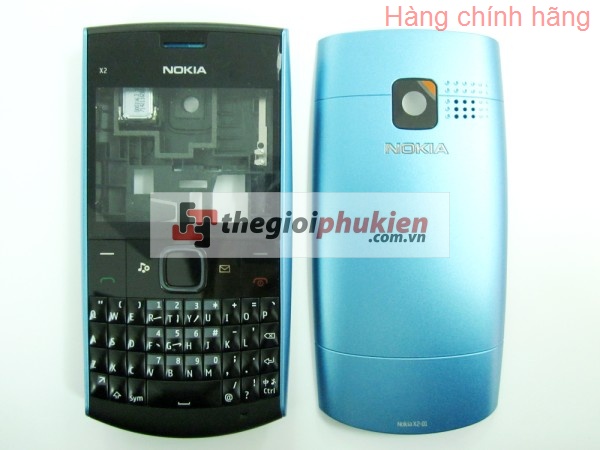 Vỏ Nokia X2-01 Xanh Công ty Full bộ